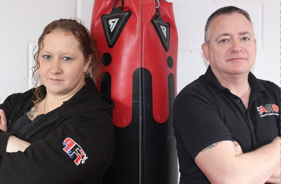 Founders of ARO fitness kickboxing